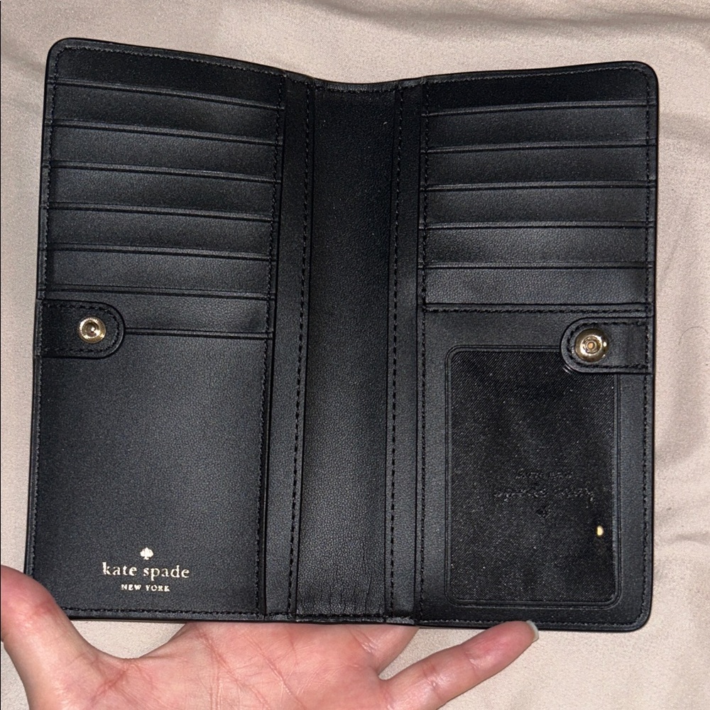 Kate Spade Black Bifold Wallet - Picture 3 of 4